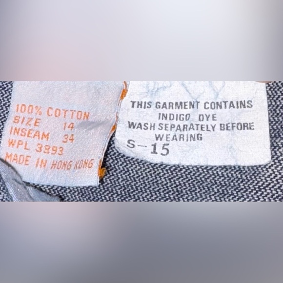 Seattle Blues Vintage Size 14 Ultra High Rise Wide Leg Straight Jeans - Picture 10 of 13